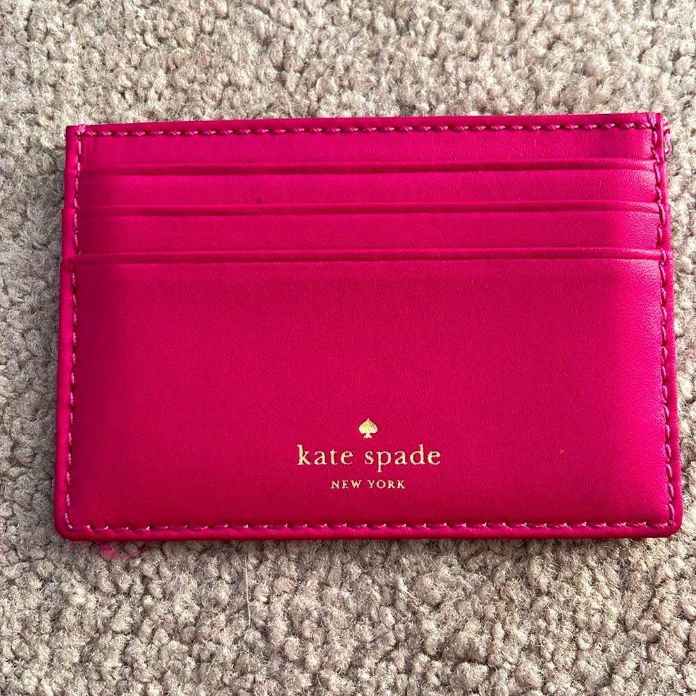 Kate Spade pink card holder